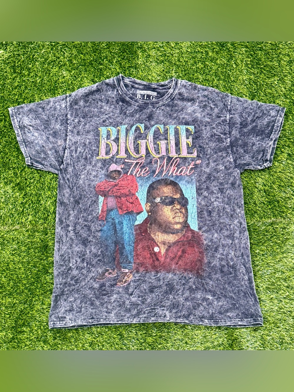 The Notorious B.I.G. Biggie "The What?" Graphic T-Shirt Size LG